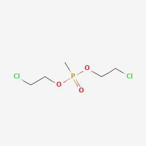 molecular formula C5H11Cl2O3P B1609274 双(2-氯乙基)甲基膦酸酯 CAS No. 2799-58-8