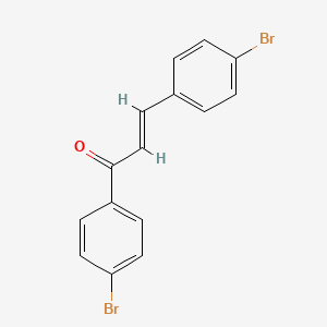 molecular formula C15H10Br2O B1609279 (E)-1,3-双(4-溴苯基)丙-2-烯-1-酮 CAS No. 5471-96-5