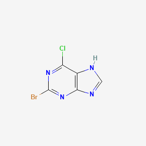 molecular formula C5H2BrClN4 B1609280 2-溴-6-氯嘌呤 CAS No. 500797-85-3