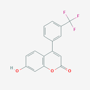 molecular formula C16H9F3O3 B1609285 7-Hydroxy-4-(3-trifluoromethylphenyl)coumarin CAS No. 386704-09-2