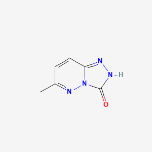 molecular formula C6H6N4O B1609292 6-甲基-[1,2,4]三唑并[4,3-b]哒嗪-3(2H)-酮 CAS No. 39030-53-0
