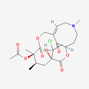 molecular formula C21H30ClNO8 B1609297 Doronine CAS No. 60367-00-2