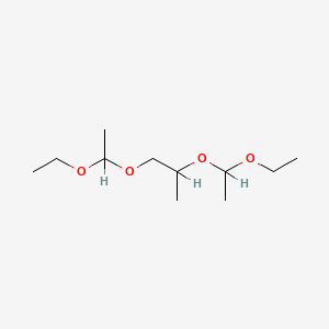 molecular formula C11H24O4 B1609319 4,6,9-Trimethyl-3,5,8,10-tetraoxadodecane CAS No. 67715-79-1