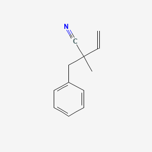 molecular formula C12H13N B1609325 2-Benzyl-2-methyl-3-butenitrile CAS No. 97384-48-0