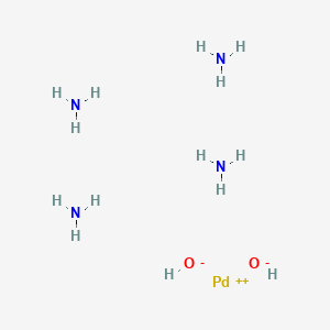 B1609336 Tetraamminepalladium(2+) dihydroxide CAS No. 68413-68-3