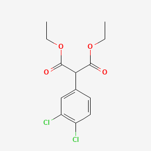 molecular formula C13H14Cl2O4 B1609339 2-(3,4-二氯苯基)丙二酸二乙酯 CAS No. 28751-26-0