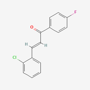 molecular formula C15H10ClFO B1609351 2-氯-4'-氟查耳酮 CAS No. 28081-11-0