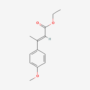 B1609352 Ethyl 3-(4-methoxyphenyl)-2-butenoate CAS No. 7706-82-3