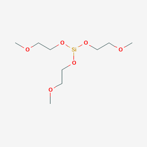 molecular formula C9H21O6Si B1609359 6-(2-甲氧基乙氧基)-2,5,7,10-四氧杂-6-硅十一烷 CAS No. 5700-39-0