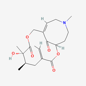molecular formula C19H27NO6 B1609364 克罗他韦林 CAS No. 60827-69-2