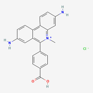 B1609368 3,8-Diamino-6-(4-carboxyphenyl)-5-methylphenanthridinium chloride CAS No. 52671-19-9