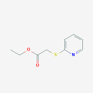 B1609373 Ethyl 2-(pyridin-2-ylthio)acetate CAS No. 28856-92-0