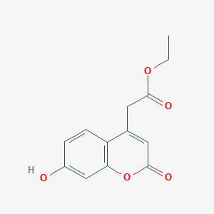 molecular formula C13H12O5 B1609388 ethyl 2-(7-hydroxy-2-oxo-2H-chromen-4-yl)acetate CAS No. 74083-58-2