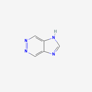molecular formula C5H4N4 B1609394 1H-咪唑并[4,5-d]哒嗪 CAS No. 273-00-7