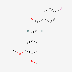 molecular formula C17H15FO3 B1609397 3,4-二甲氧基-4'-氟查耳酮 CAS No. 28081-14-3