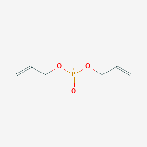 molecular formula C6H10O3P+ B1609427 二烯丙基氢亚磷酸酯 CAS No. 3479-30-9