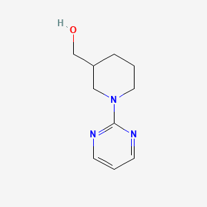 molecular formula C10H15N3O B1609444 (1-Pyrimidin-2-yl-piperidin-3-yl)-methanol CAS No. 419557-05-4