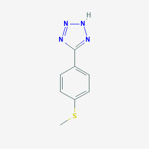 molecular formula C8H8N4S B160945 5-[4-(甲硫基)苯基]-1H-四唑 CAS No. 138689-79-9