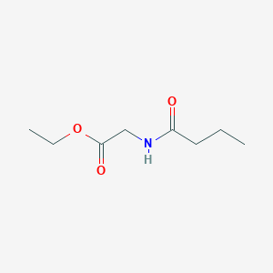 molecular formula C8H15NO3 B1609453 N-butanoylglycine ethyl ester CAS No. 90205-46-2