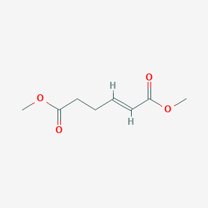 molecular formula C8H12O4 B1609461 (E)-Dimethyl hex-2-enedioate CAS No. 6108-58-3
