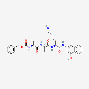 Benzyloxycarbonyl-alanyl-alanyl-lysyl-4-methoxy-2-naphthylamide
