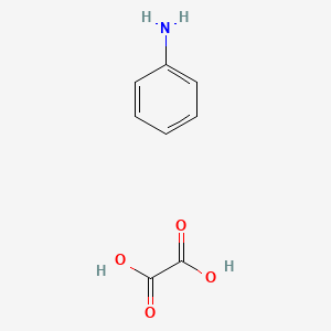 molecular formula C8H9NO4 B1609485 Benzenamine, ethanedioate CAS No. 51855-90-4