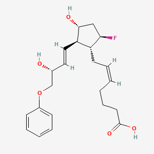 molecular formula C22H29FO5 B1609489 Flunoprost CAS No. 86348-98-3
