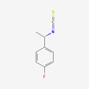 molecular formula C9H8FNS B1609491 (S)-(+)-1-(4-Fluorophenyl)ethyl isothiocyanate CAS No. 737000-83-8