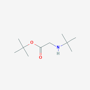 molecular formula C10H21NO2 B1609494 叔丁基2-(叔丁基氨基)乙酸酯 CAS No. 916885-51-3