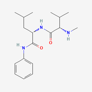 L-Leucinamide, N-methyl-L-valyl-N-phenyl-