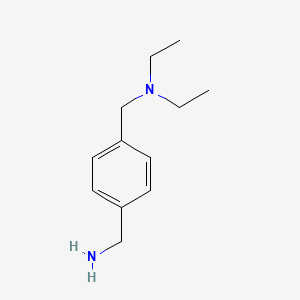 molecular formula C12H20N2 B1609499 N-[4-(氨基甲基)苄基]-N,N-二乙胺 CAS No. 84227-70-3