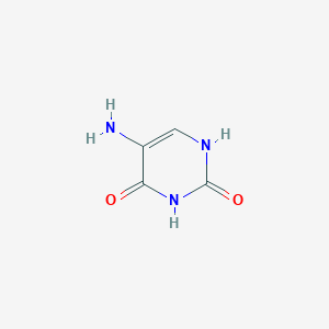 molecular formula C4H5N3O2 B160950 5-氨基尿嘧啶 CAS No. 932-52-5