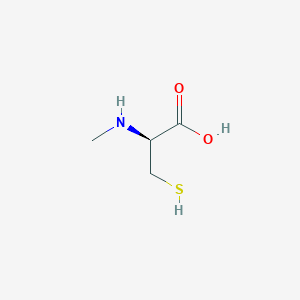 molecular formula C4H9NO2S B1609501 D-半胱氨酸，N-甲基- CAS No. 95244-61-4