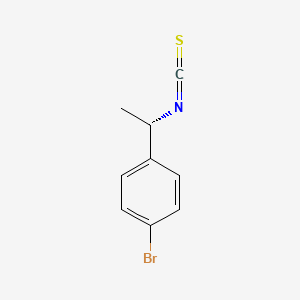 molecular formula C9H8BrNS B1609509 1-Bromo-4-[(1S)-1-isothiocyanatoethyl]benzene CAS No. 745784-02-5