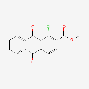 molecular formula C16H9ClO4 B1609528 Methyl 1-chloro-9,10-dioxo-9,10-dihydroanthracene-2-carboxylate CAS No. 6363-92-4