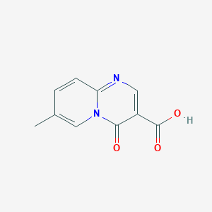molecular formula C10H8N2O3 B1609529 7-甲基-4-氧代-4H-吡啶并[1,2-a]嘧啶-3-羧酸 CAS No. 33359-68-1