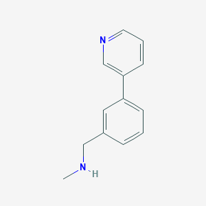 molecular formula C13H14N2 B1609532 N-Methyl-N-(3-pyridin-3-ylbenzyl)amine CAS No. 852180-72-4