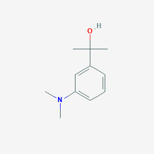 molecular formula C11H17NO B1609542 2-(3-(Dimethylamino)phenyl)propan-2-OL CAS No. 92546-72-0