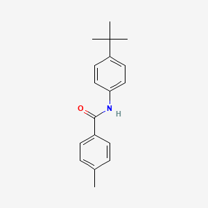 molecular formula C18H21NO B1609543 N-(4-tert-butylphenyl)-4-methylbenzamide CAS No. 89735-36-4