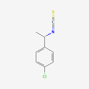molecular formula C9H8ClNS B1609544 (S)-(+)-1-(4-Chlorophenyl)ethyl isothiocyanate CAS No. 737000-81-6