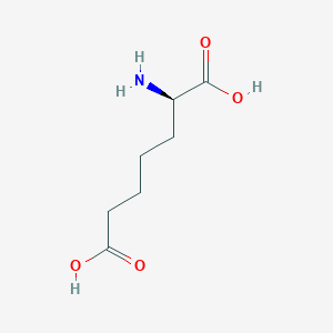 molecular formula C7H13NO4 B1609546 (2R)-2-aminoheptanedioic acid CAS No. 32224-57-0