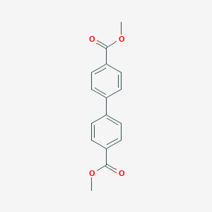 molecular formula C16H14O4 B160955 二甲基[1,1'-联苯]-4,4'-二羧酸酯 CAS No. 792-74-5