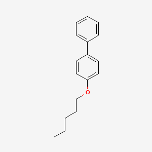molecular formula C17H20O B1609559 4-(Pentyloxy)biphenyl CAS No. 60003-66-9