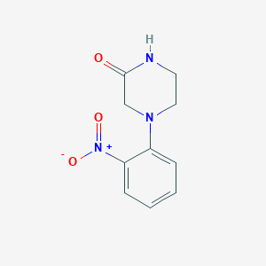 molecular formula C10H11N3O3 B1609567 4-(2-Nitrophenyl)piperazin-2-one CAS No. 955396-16-4
