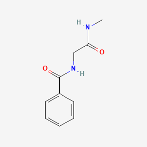 molecular formula C10H12N2O2 B1609568 N-(2-(甲基氨基)-2-氧代乙基)苯甲酰胺 CAS No. 25443-66-7