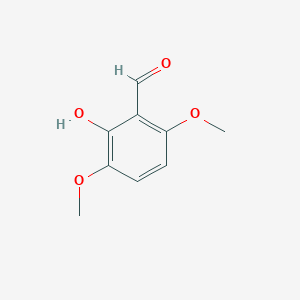 molecular formula C9H10O4 B1609577 2-Hydroxy-3,6-dimethoxybenzaldehyde CAS No. 64466-51-9