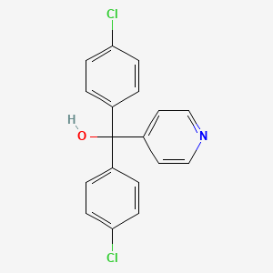 molecular formula C18H13Cl2NO B1609580 Bis-(4-chloro-phenyl)-pyridin-4-yl-methanol CAS No. 67853-63-8