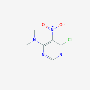 molecular formula C6H7ClN4O2 B1609589 6-氯-N,N-二甲基-5-硝基嘧啶-4-胺 CAS No. 54660-12-7