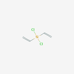 molecular formula C4H6Cl2Si B160964 二乙烯二氯硅烷 CAS No. 1745-72-8