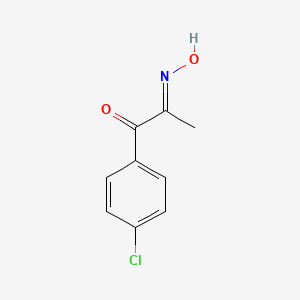 molecular formula C9H8ClNO2 B1609644 1-[对氯苯基]-1,2-丙二酮-2-肟 CAS No. 56472-72-1